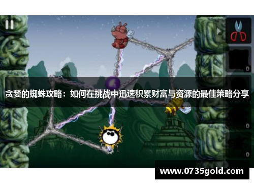 贪婪的蜘蛛攻略：如何在挑战中迅速积累财富与资源的最佳策略分享